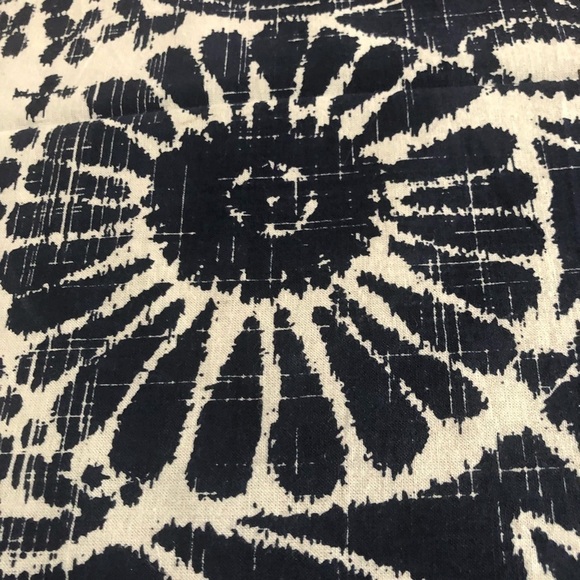 World Market Set 6 100% Cotton Napkins Navy White Square Dining NWOT 100% Cotton - Picture 2 of 5